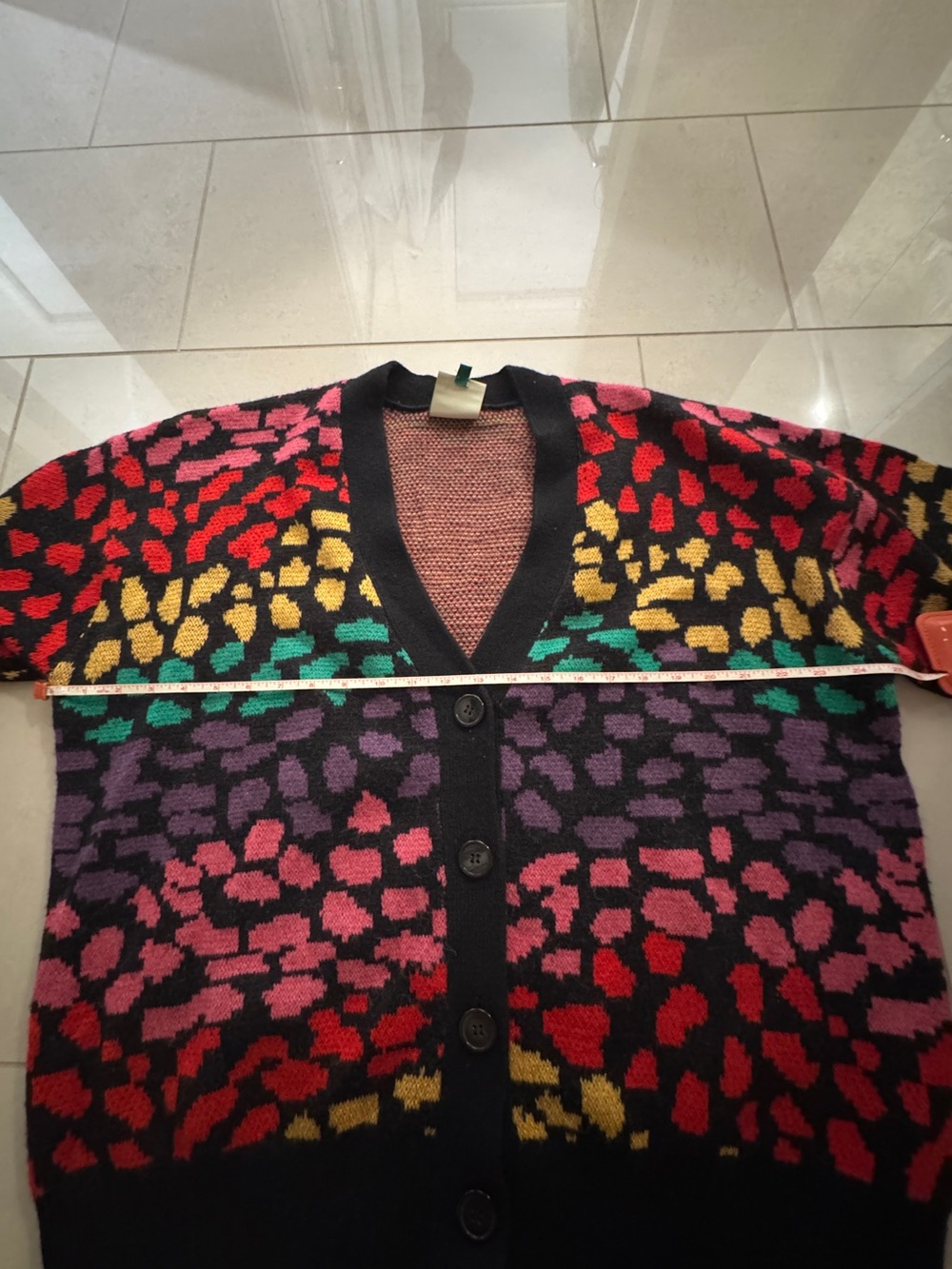 Farm Rio Cheetah Multi-Colour Women's Cardigan - Picture 8 of 8